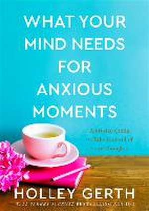 What Your Mind Needs for Anxious Moments – A 60–Day Guide to Take Control of Your Thoughts de Holley Gerth