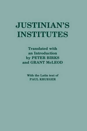 Justinian`s "Institutes" de Justinian Justinian