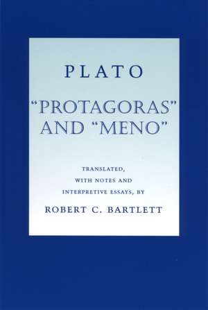 "Protagoras" and "Meno" de Plato Plato