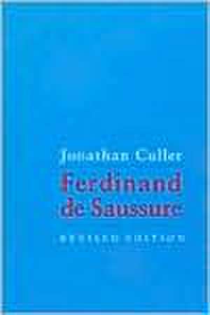 Ferdinand de Saussure de Jonathan Culler