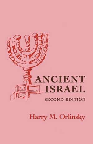 Ancient Israel de Harry M. Orlinsky