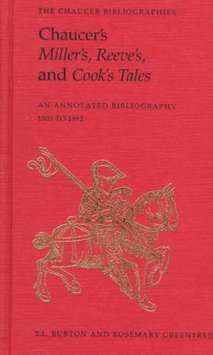 Chaucer S Miller Reeve & Cook de T. L. Burton