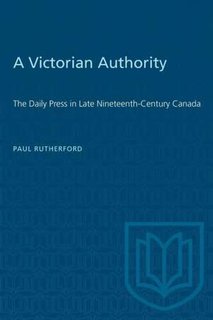 A Victorian Authority de Paul Rutherford