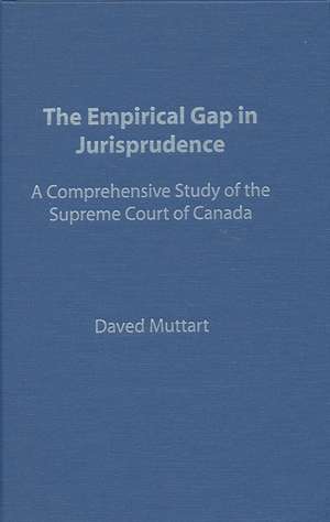 The Empirical Gap in Jurisprudence de Daved Muttart