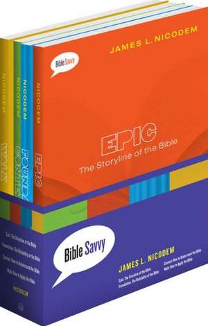 Bible Savvy Set of 4 Books de James L. Nicodem