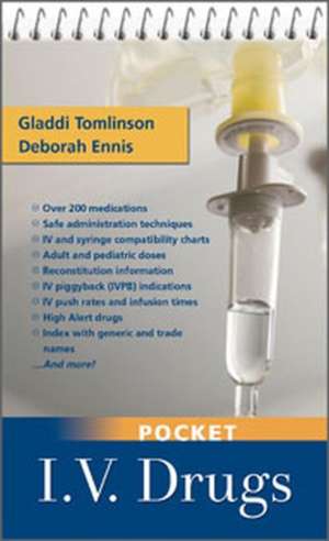 Pocket I.V. Drugs de Gladdi Tomlinson