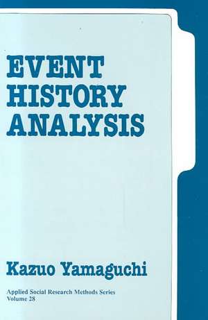 Event History Analysis de Kazuo Yamaguchi