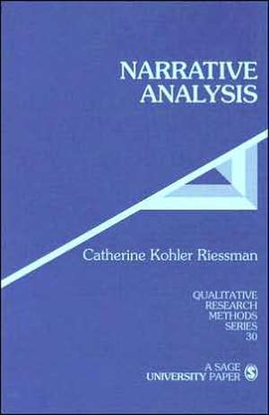 Narrative Analysis de Catherine Kohler Riessman