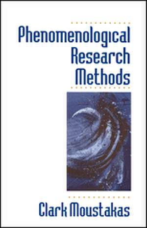 Phenomenological Research Methods de Clark Moustakas