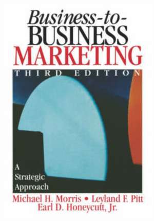 Business-to-Business Marketing: A Strategic Approach de Michael H. Morris