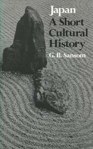 Japan: A Short Cultural History de George Sansom