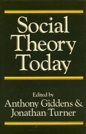 Social Theory Today de Anthony Giddens