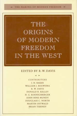 The Origins of Modern Freedom in the West de R. Davis