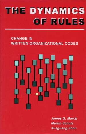 The Dynamics of Rules: Change in Written Organizational Codes de James March