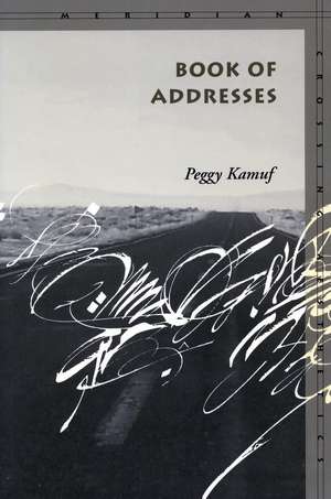 Book of Addresses de Peggy Kamuf