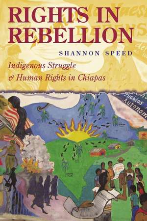 Rights in Rebellion: Indigenous Struggle and Human Rights in Chiapas de Shannon Speed