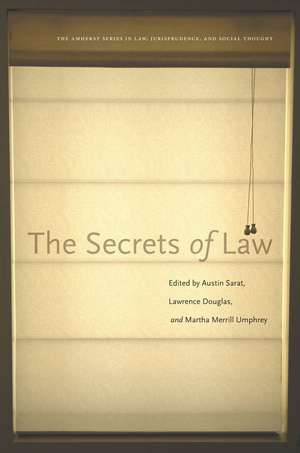 The Secrets of Law de Austin Sarat