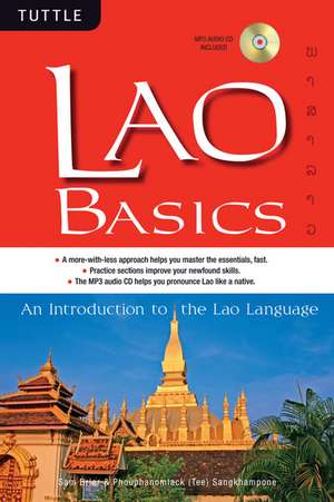 Lao Basics: An Introduction to the Lao Language (Audio Included) de Sam Brier