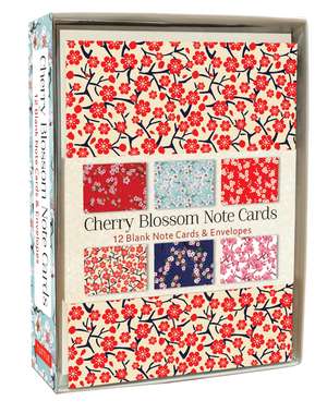 Cherry Blossom Note Cards: 12 Blank Note Cards & Envelopes (4 x 6 inch cards in a box) de Tuttle Studio