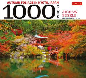 Autumn Foliage in Kyoto, Japan - 1000 Piece Jigsaw Puzzle: for Adults and Families - Finished Puzzle Size 29 x 20 inch (74 x 51 cm); A3 Sized Poster de Tuttle Studio