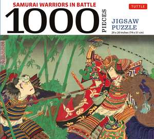 Samurai Warriors in Battle- 1000 Piece Jigsaw Puzzle: for Adults and Families - Finished Puzzle Size 29 x 20 inch (74 x 51 cm); A3 Sized Poster de Tuttle Studio