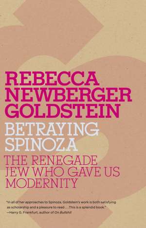 Betraying Spinoza de Rebecca Goldstein