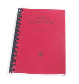 Finance Record Book for Small Churches de Not Available (NA)