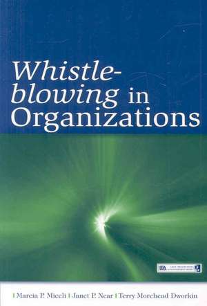 Whistle-Blowing in Organizations de Marcia P. Miceli