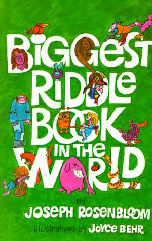 Biggest Riddle Book in the World de Joseph Rosenbloom