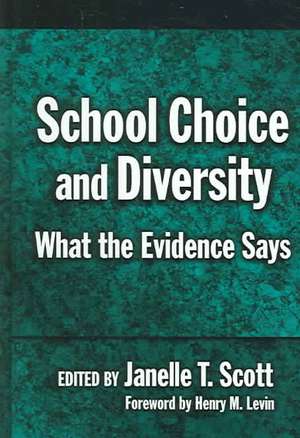 School Choice and Diversity: What the Evidence Says de Henry M. Levin