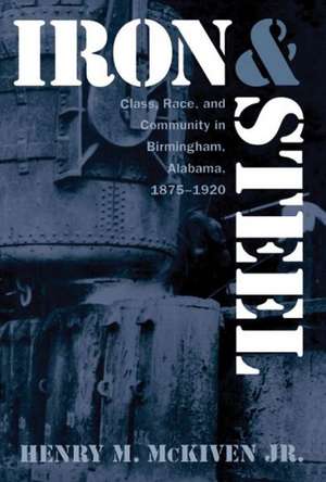 Iron and Steel: Class, Race, and Community in Birmingham, Alabama, 1875-1920 de Henry M. McKiven