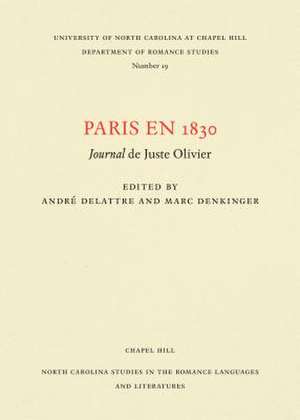 Paris en 1830 de André Delattre