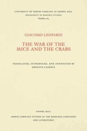 The War of the Mice and the Crabs de Giacomo Leopardi