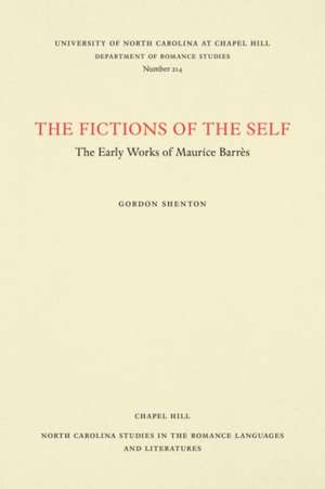 The Fictions of the Self de Gordon Shenton