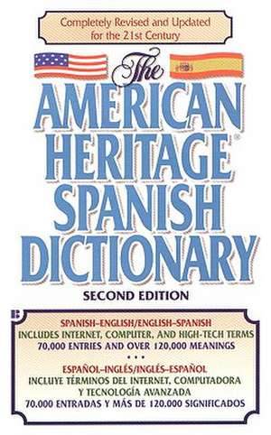 The American Heritage Spanish Dictionary: Spanish/English English/Spanish de Berkley Publishing Group