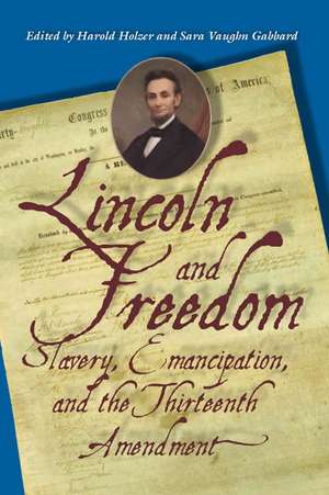 Lincoln and Freedom: Slavery, Emancipation, and the Thirteenth Amendment de Harold Holzer