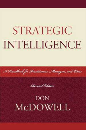 Strategic Intelligence de Don McDowell