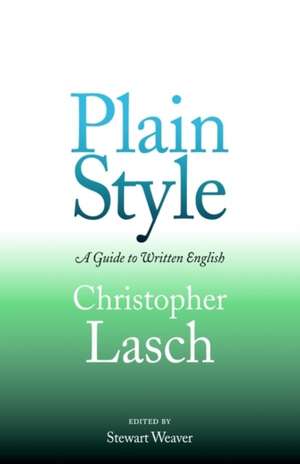 Plain Style de C Lasch