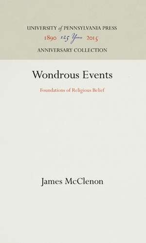 Wondrous Events de James Mcclenon