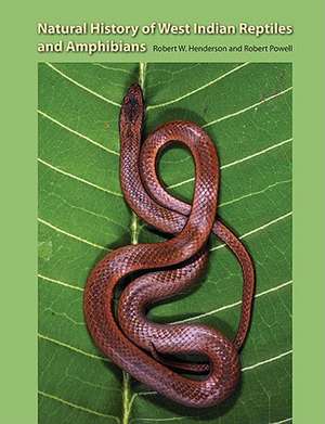 Natural History of West Indian Reptiles and Amphibians de Robert W. Henderson