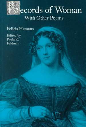 Records of Woman, W/Other Poems-Pa de Hemans