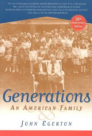 Generations de John Egerton