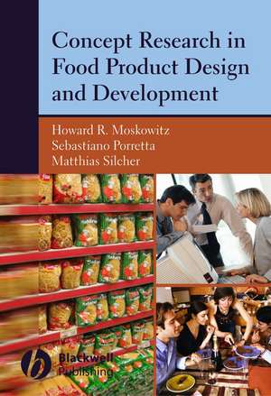 Concept Research in Food Product Design and Develo pment de HR Moskowitz