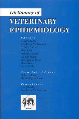 Dictionary of Veterinary Epide de Vaillancourt