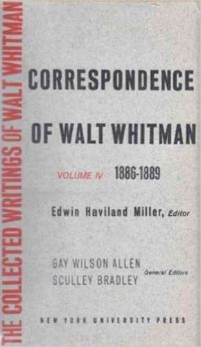 The Correspondence of Walt Whitman (Vol. 5) de Eric Miller