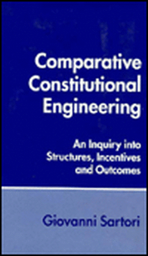 Comparative Constitutional Engineering de Giovanni Sartori