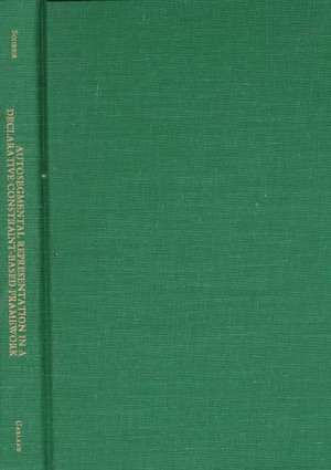 Autosegmental Representation in a Declarative Constraint-Based Framework de James M. Scobbie