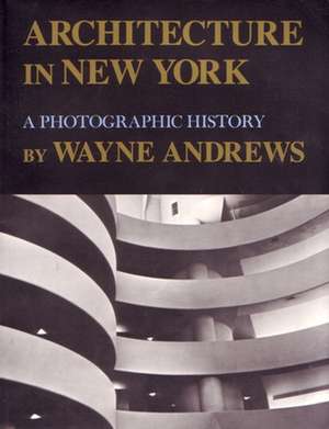 Architecture in New York: A Photographic History de Wayne Andrews