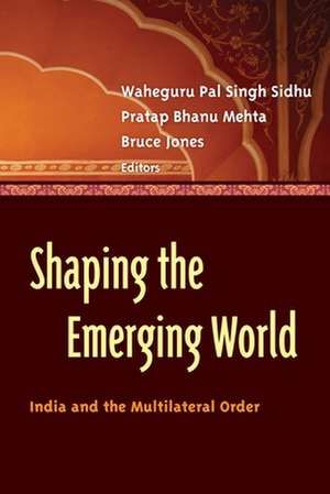 Shaping the Emerging World: India and the Multilateral Order de Waheguru Pal Singh Sidhu