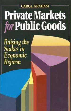 Private Markets for Public Goods: Raising the Stakes in Economic Reform de Carol L. Graham